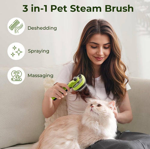 FurAway Steam Brush For Dog &Cat - FurAway