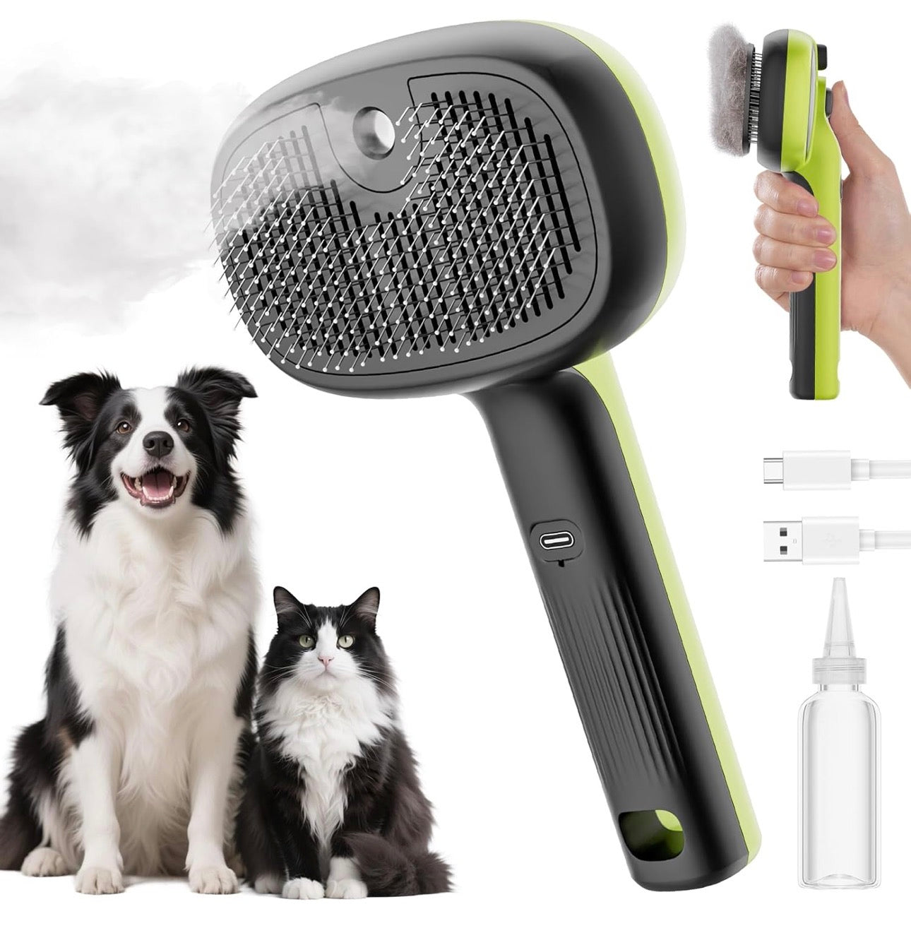 FurAway Steam Brush For Dog &Cat - FurAway